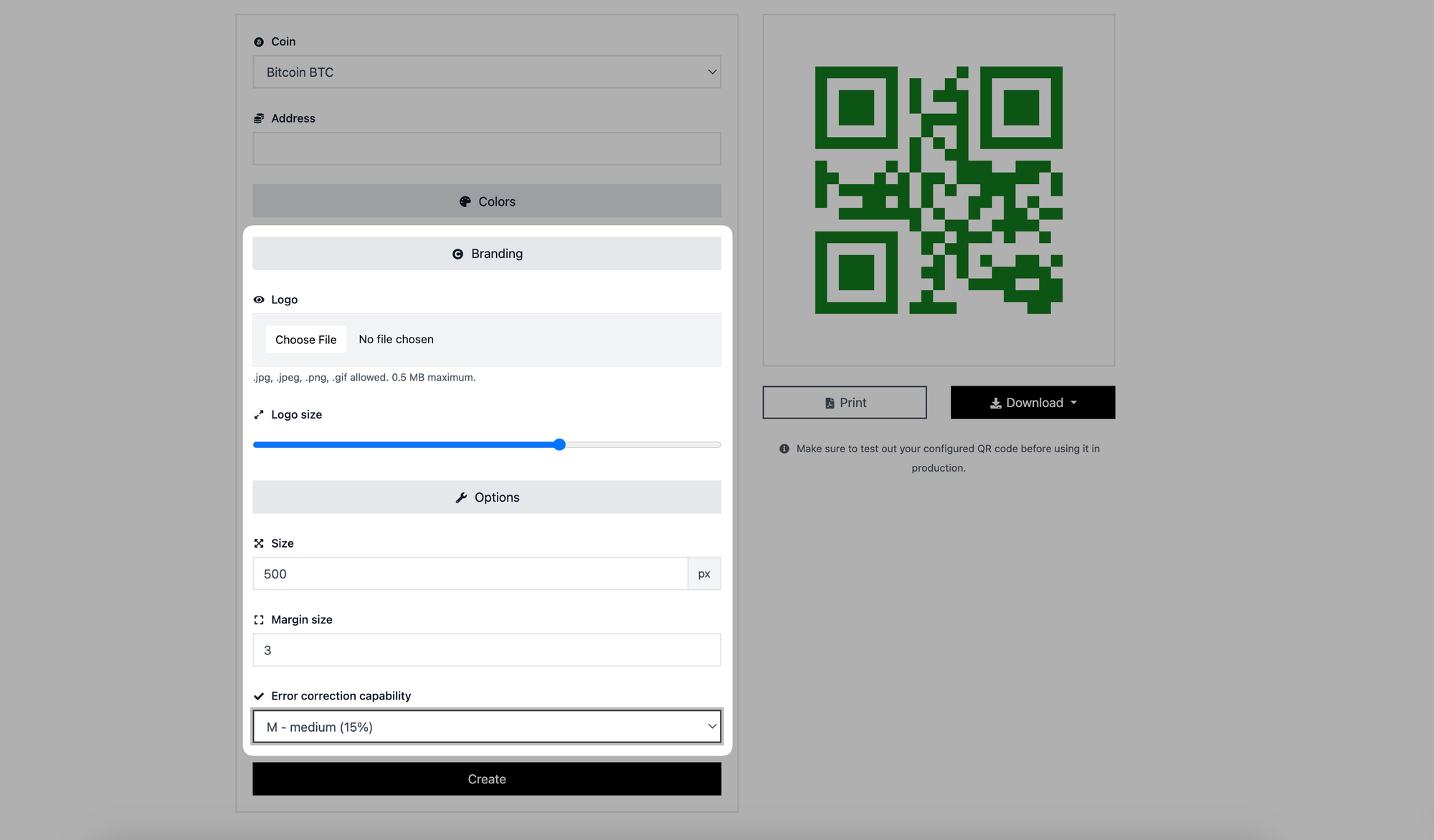 How to Create a Crypto QR Code on QRCodeDynamic