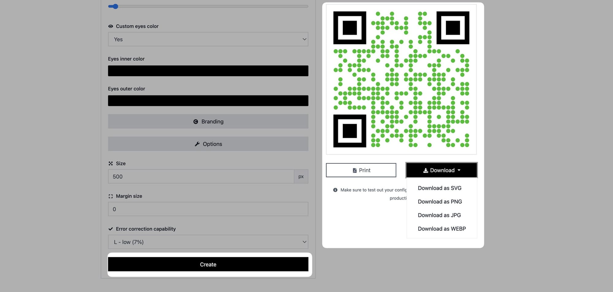 creating and downloading whatsapp qr code
